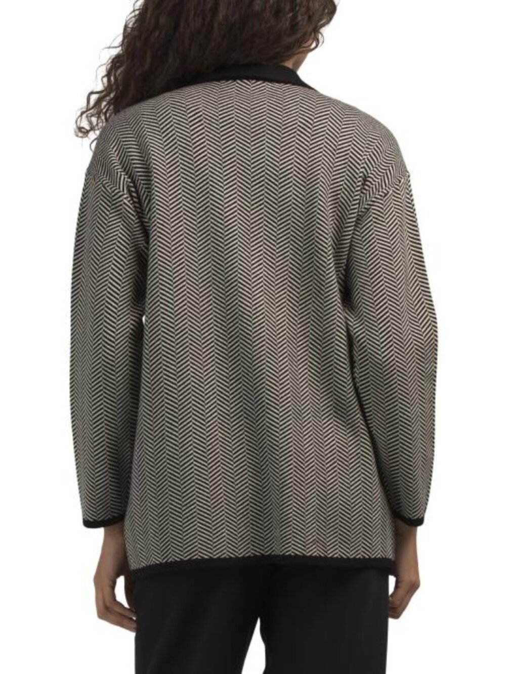 ANNE KLEIN Long Sleeve Knit Blazer - Picture 2 of 3